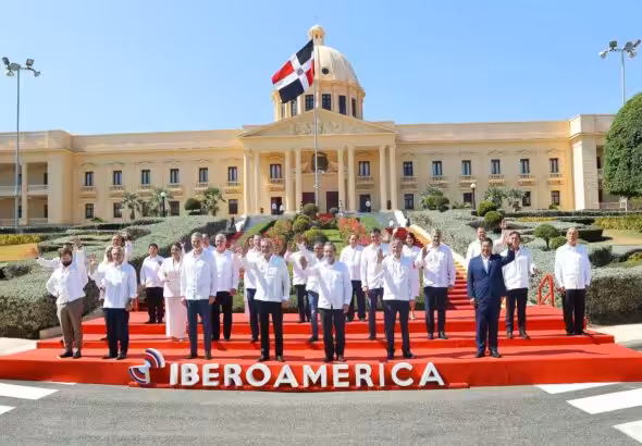 Group photo of the heads of state and foreign ministers participating at the 28th Ibero-American Summit held in Dominican Republic, March 25, 2023. Photo: Twitter/@CumbreIberoA.
