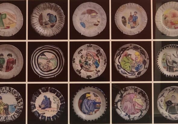 This artwork by children from Gaza was removed from a London hospital after complaints by a Zionist group. Photo: Middle East Eye.