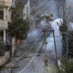 Israeli forces raid Jenin Camp. Photo: Jaafar Ashtiyeh/AFP.