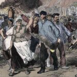 Illustration of the Paris Commune, from the century edition of Cassell's History of England (ca. 1900).