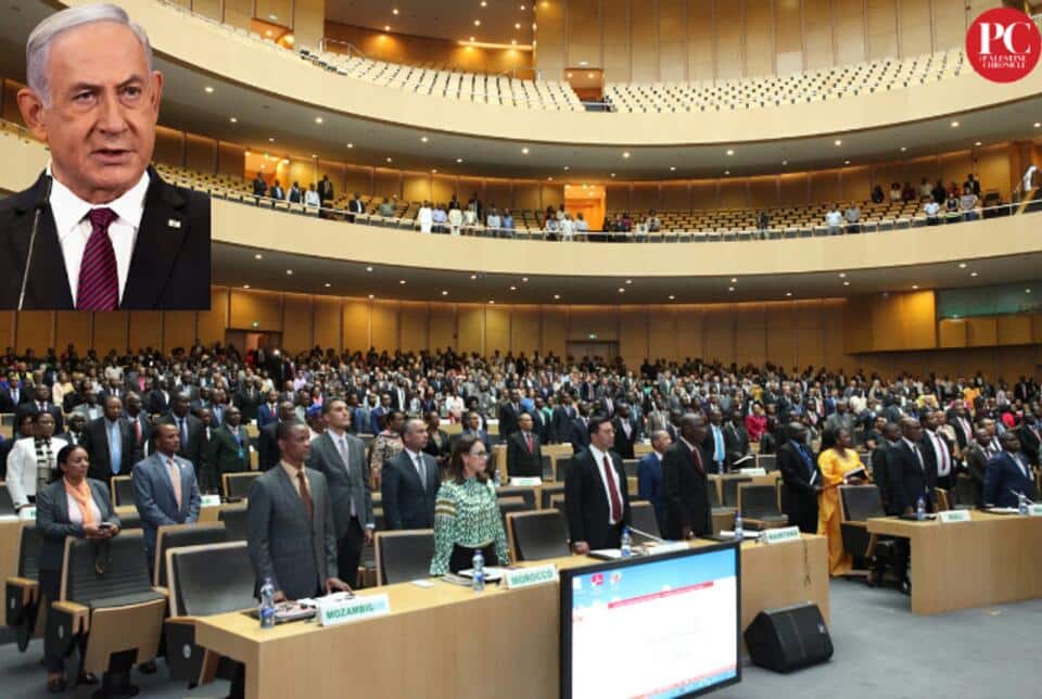 The scene of Israeli Ambassador, Sharon Bar-Li, being escorted out of the opening ceremony of the African Union Summit was historic. Photo: PC.