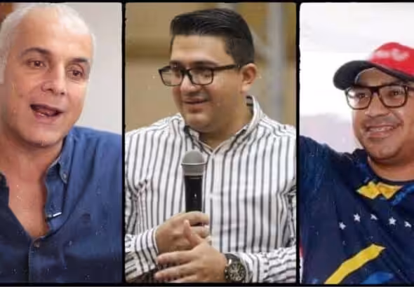 The three high-level officials detained by the anti-corruption police in Venezuela. From left to right: Cristóbal Cornieles, Joselit Ramírez, and Pedro Hernández. Photo composition by Orinoco Tribune.