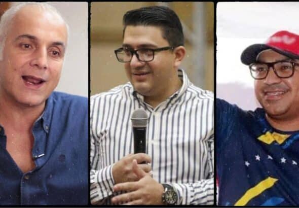 The three high-level officials detained by the anti-corruption police in Venezuela. From left to right: Cristóbal Cornieles, Joselit Ramírez, and Pedro Hernández. Photo composition by Orinoco Tribune.