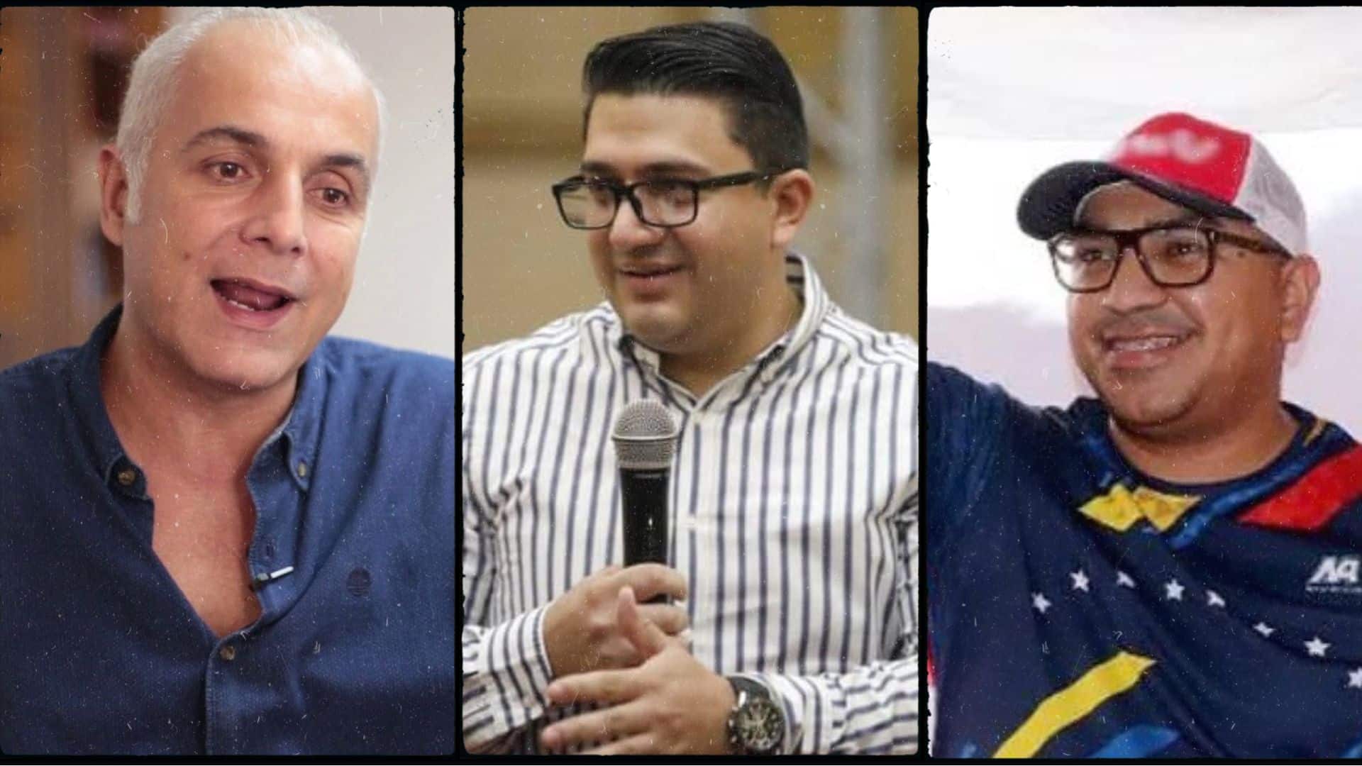 The three high-level officials detained by the anti-corruption police in Venezuela. From left to right: Cristóbal Cornieles, Joselit Ramírez, and Pedro Hernández. Photo composition by Orinoco Tribune.