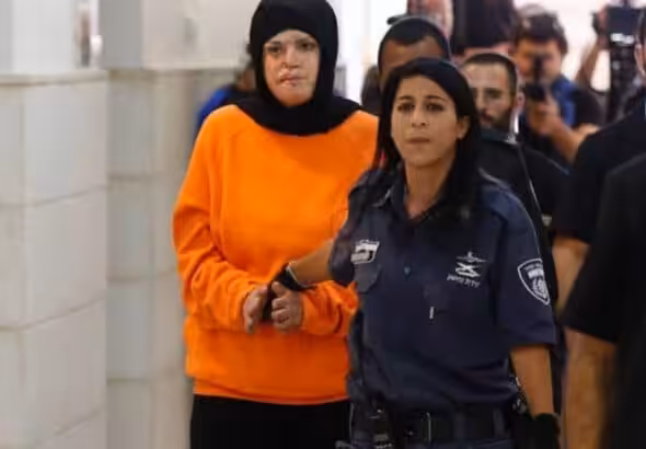 Israa Jaabis was arrested in 2015 after a faulty cooking gas cylinder in her car exploded near an Israeli checkpoint. Photo: MEMO