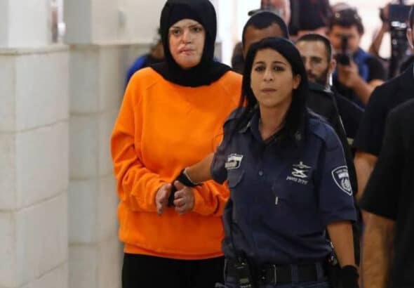 Israa Jaabis was arrested in 2015 after a faulty cooking gas cylinder in her car exploded near an Israeli checkpoint. Photo: MEMO