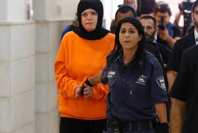 Israa Jaabis was arrested in 2015 after a faulty cooking gas cylinder in her car exploded near an Israeli checkpoint. Photo: MEMO