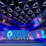 The opening discussion at the World Meeting for the Validity of Commander Hugo Chávez's Bolivarian Thought in the 21st century, held at the Teresa Carreño Theater in Caracas. Friday, March 3, 2023. Photo: Alba Ciudad.