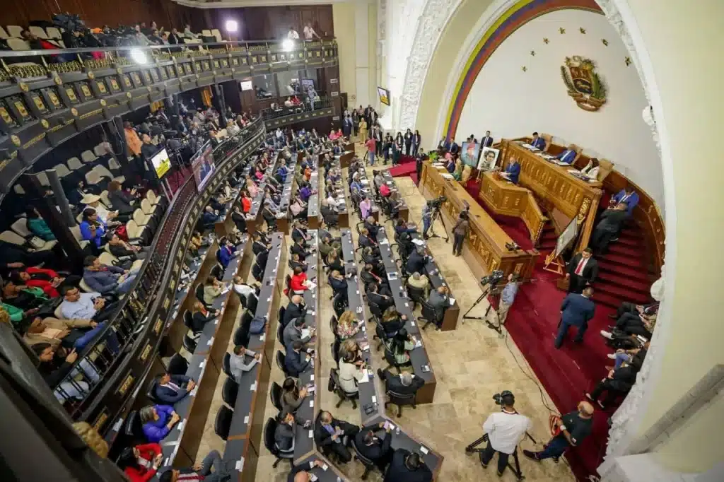 Panoramic view of National Assembly of Venezuela. Photo: RedRadioVE.