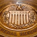 US Federal Reserve coat of arms. Photo: Andrew Harnik/AP.