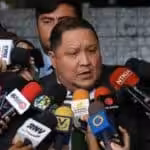 Venezuelan opposition deputy José Brito talking to reporters. Photo: El Nacional/File photo.