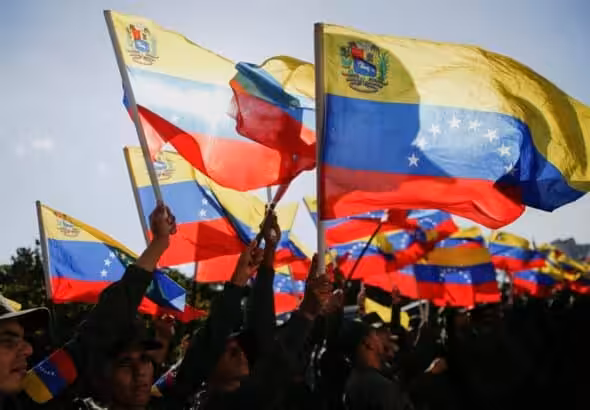 Members of the Bolivarian National Armed Force take part in a caravan to commemorate the 10th anniversary of the death of late Venezuelan President Hugo Chavez, in Caracas, Venezuela, March 15, 2023. Photo: Reuters/Leonardo Fernandez Viloria.