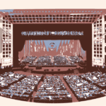 Sketch from a Chinese theater. Photo: Dongsheng.