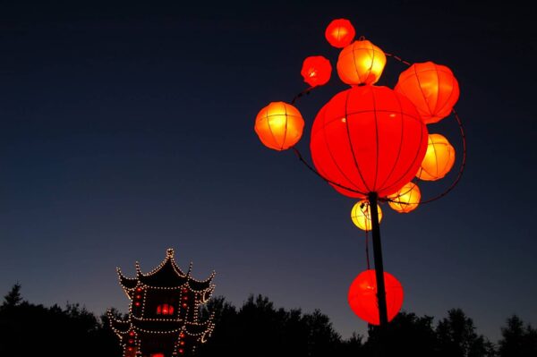 Chinese Lantern Festival at the Montreal Botanical Gardens, Canada. Photo: ConstantineD, Flickr, CC BY-NC-ND 2.0.