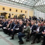 Members of the founding congress of the International Movement of Russophiles (MDR) in Moscow. Photo: rusofili.bg.