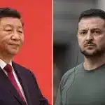 Chinese President Xi Jinping (left) and Ukrainian President Volodymyr Zelensky (right). Photo: Alexey Furman/Lintao Zhang/Gettyimages.ru.