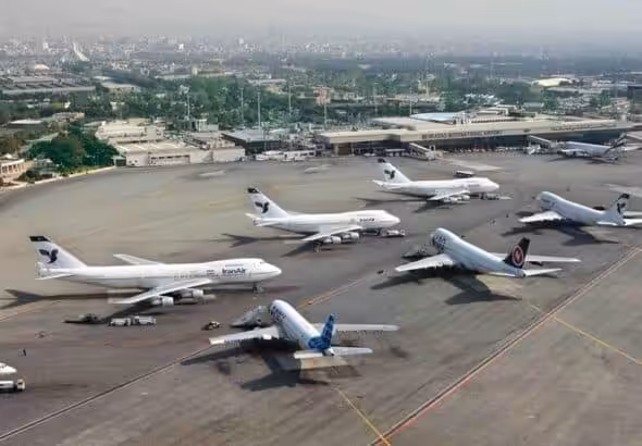 A fleet of IranAir planes. Photo: Al Mayadeen.