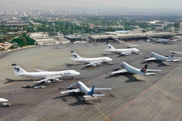 A fleet of IranAir planes. Photo: Al Mayadeen.
