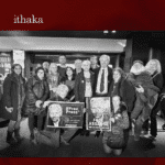 Free Julian Assange advocates with the Shiptons after a screening of Ithaka in Toronto, Ontario. Photo: Ithaka the Movie (@IthakaMovie).