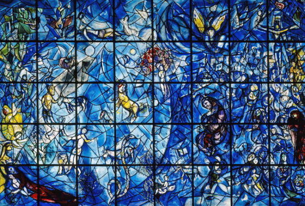 Mark Chagall Peace window, UN 1967. Photo: The Automatic Earth.