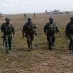 A group of FANB operatives. Photo: Twitter/@ZodiAragua3.