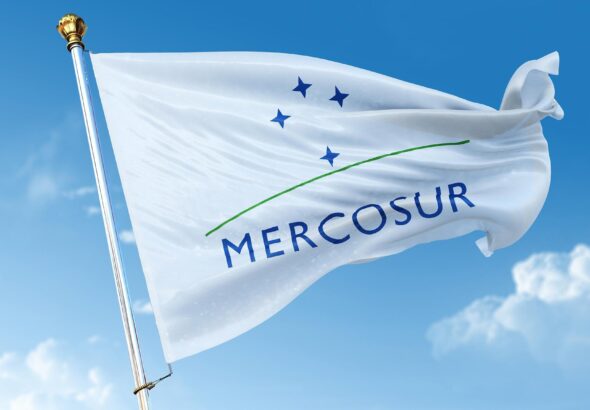 Featured image: Flag of Mercosur. File photo.