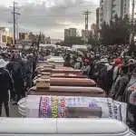 Victims of the Juliaca massacre, Peru. Photo: AFP.