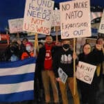 Demonstration against NATO., Portland, Oregon, Jan. 19, 2023. Photo: Lyn Neeley.