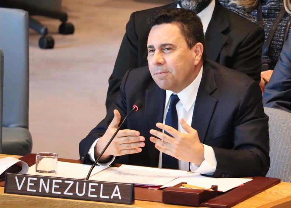 Venezuela's Permanent Representative to the United Nations Samuel Moncada. File photo.