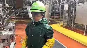 Packers Sanitation Services Inc., one of the largest sanitation companies for the meat processing industry was fined $1.5 million in February for hiring over 100 children in hazardous labor, cleaning equipment such as “skull-splitters” and “razor-sharp bone saws.” Photo: US Department of Labor.