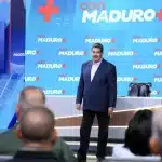 Venezuelan President Nicolás Maduro at the filming of the first episode of his new television show Maduro+ on April 17, 2023. Photo: Presidential Press.