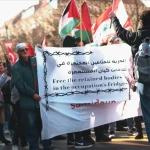 Demonstration in Berlin. Photo: Samidoun.