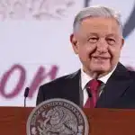Mexican President Andrés Manuel López Obrador during one of his regular daily press conferences. Photo: Mexican Presidential Press.