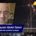 Interview with Lebanese political analyst Faysal Abdel Sater. Photo: PressTV.