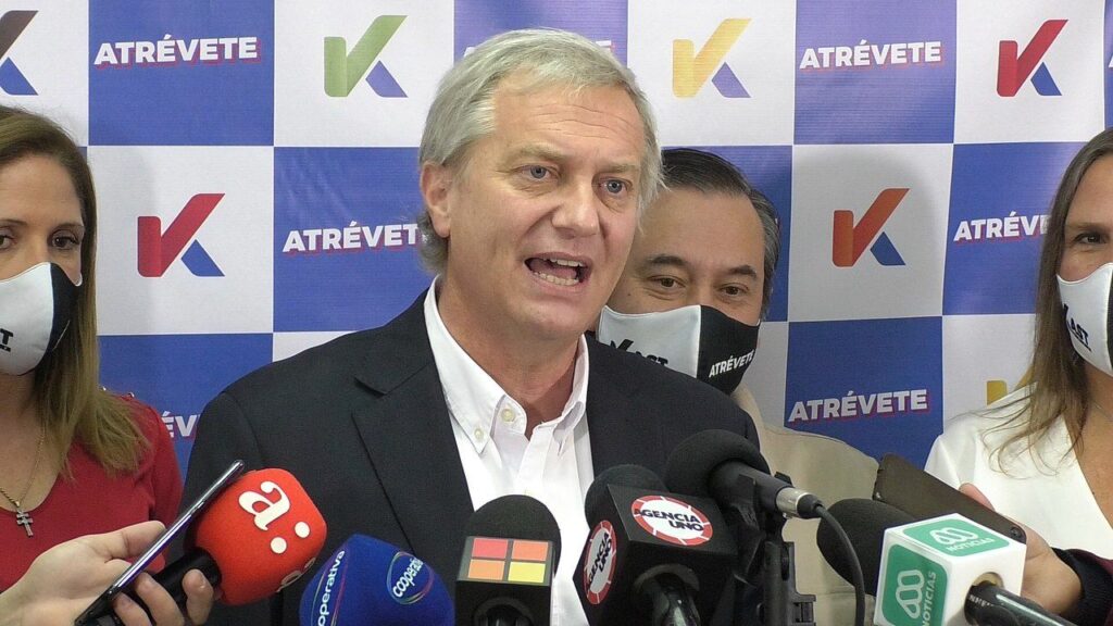 Republican Party leader José Antonio Kast at a press conference in 2021 Photo: Mediabanco Agencia / Wikimedia Commons/CC BY 2.0.
