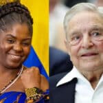 Colombian Vice President Francia Márquez (left) and Open Society Foundation owner George Soros (right). Photo: Infobae.