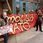 A demonstration by the Anti-NATO Movement. Photo: Social media.