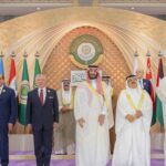 Arab heads of state pose for a group photo ahead of the Arab League summit in Jeddah, Saudi Arabia, May 19, 2023. Photo: Saudi Press Agency via AP.