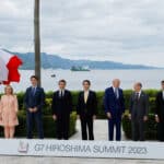 G7 leaders gather in Hiroshima, Japan. Photo: Reuters.