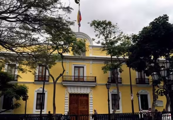 "Casa Amarilla" in Caracas, the headquarters of Venezuela's foreign office. Photo: File photo.