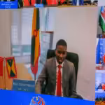 Hon. Dickon Mitchell, Leader of the National Democratic Congress (NDC) and Prime Minister of Grenada. Photo: Friends of Socialist China.