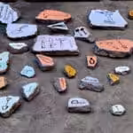 Detail of: Birender Kumar Yadav (India), Debris of Fate, 2015. Photo: Tricontinental Institute.