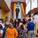 Street liturgy in La Pastora, Caracas, in celebration of the beatification of Jose Gregorio Hernandez by the Vatican, April 29, 2021. Photo: El Estimulo/File photo.