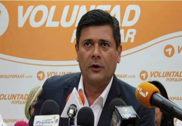 Freddy Superlano, far-right party Voluntad Popular's candidate for the Venezuelan opposition's presidential primaries. Photo: El Universal.