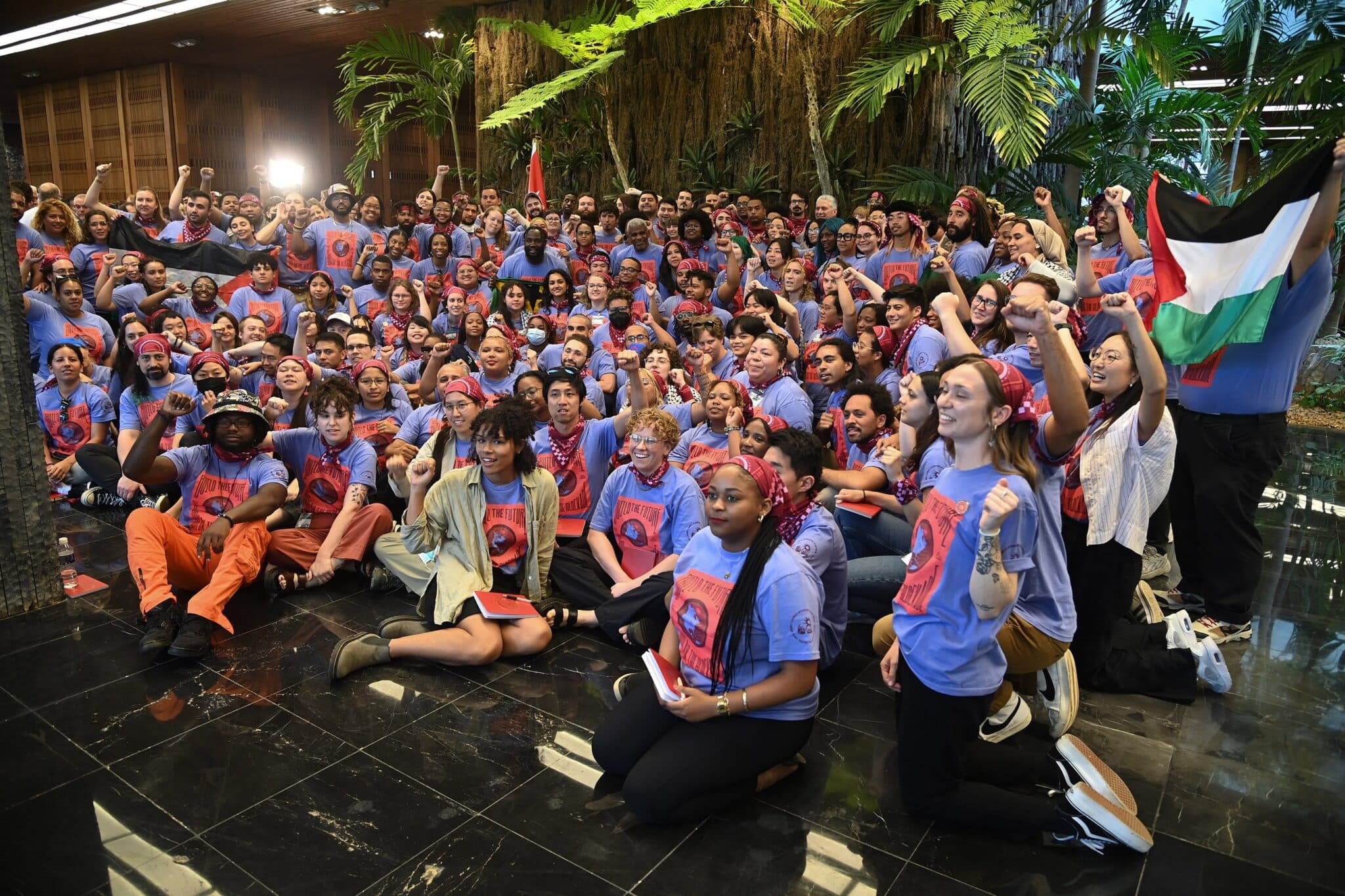 More than 300 US activists attended the International Solidarity for Cuba seminar at the Palace of the Revolution, in Cuba. Photo: Studies of the Revolution.