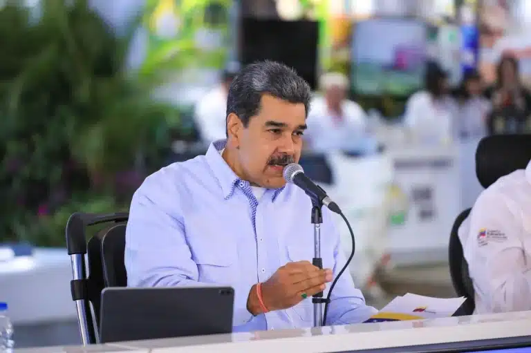 President Maduro condemns the United States' robbery of CITGO Corporation and Venezuelan funds in US bank accounts and its transfer to a far-right opposition group. Photo: Presidential Press.