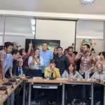 A Central University of Venezuela press conference. Photo: Axioma.Report.