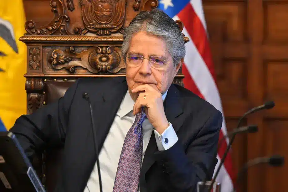Ecuadorian President Guillermo Lasso. Photo: Rodrigo Buendia/AFP.
