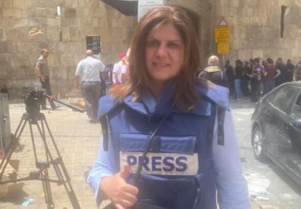 Palestinian journalist Shireen Abu Akleh was killed by Israeli forces in Jenin. Photo: Abu Akleh FB Page.