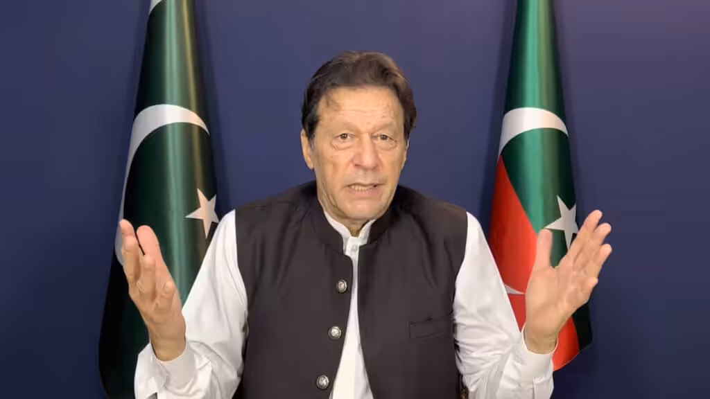 Former Prime Minister of Pakistan Imran Khan.